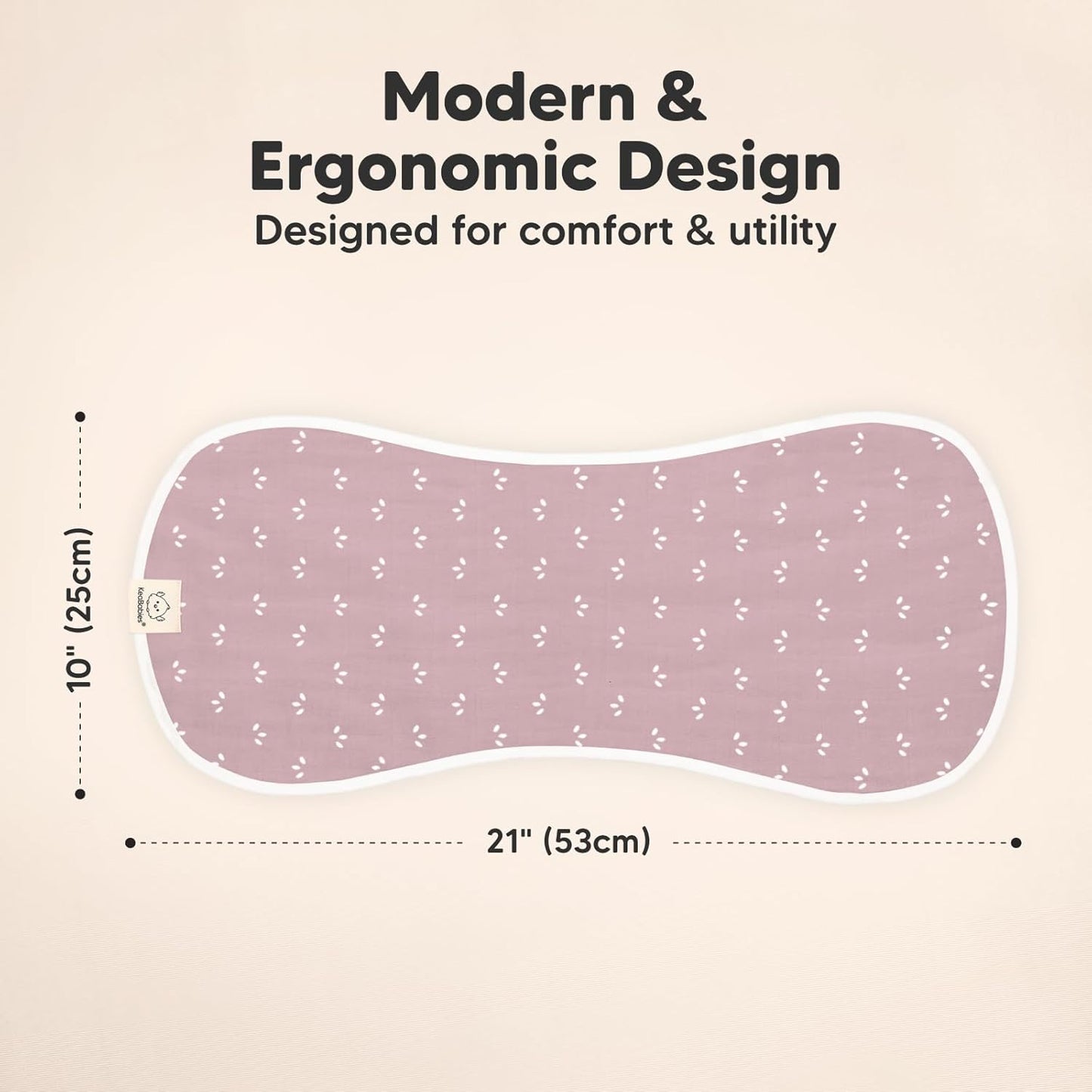 5-Pack Muslin Burp Cloths Baby Boy, Girl - Very Absorbent Baby Burp Cloth Rags, 8-Layers Viscose Derived from Bamboo Cotton Muslin Towel, Super Soft Spit Up Rags, No Shrink Washcloths (Blooms)