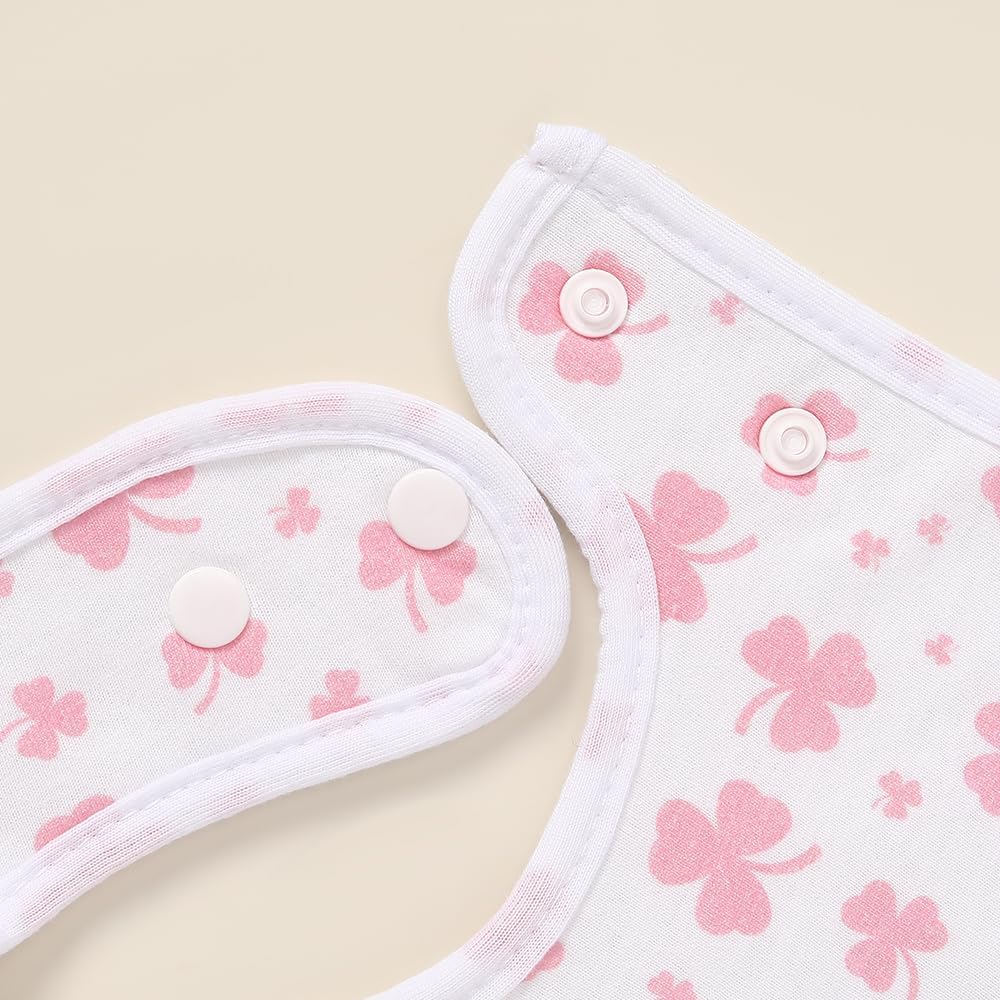 Pack of 6,Baby Bibs,Unisex,Soft and Absorbent,Adjustable,Easy to Use