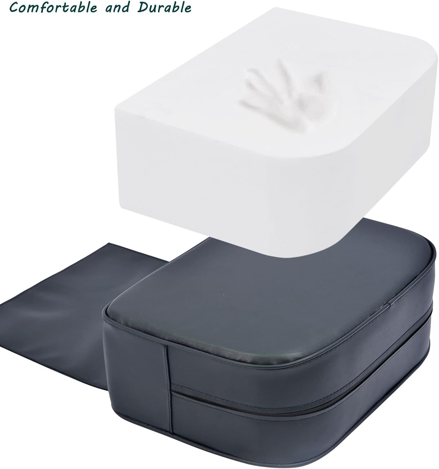 Salon Booster Seat Cushion for Hair Cutting, Hair Salon Leather Cushion for Styling Chair,Boat Booster seat for Driver, Barber Beauty Salon Spa Equipment