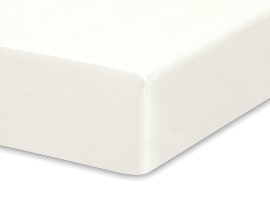 Crib Fitted Sheet by Pure Bamboo, Genuine 100% Organic Viscose Derived from Bamboo, Luxuriously Soft, Ultimate Cooling, Fits Standard Size Crib Mattress (Ivory)