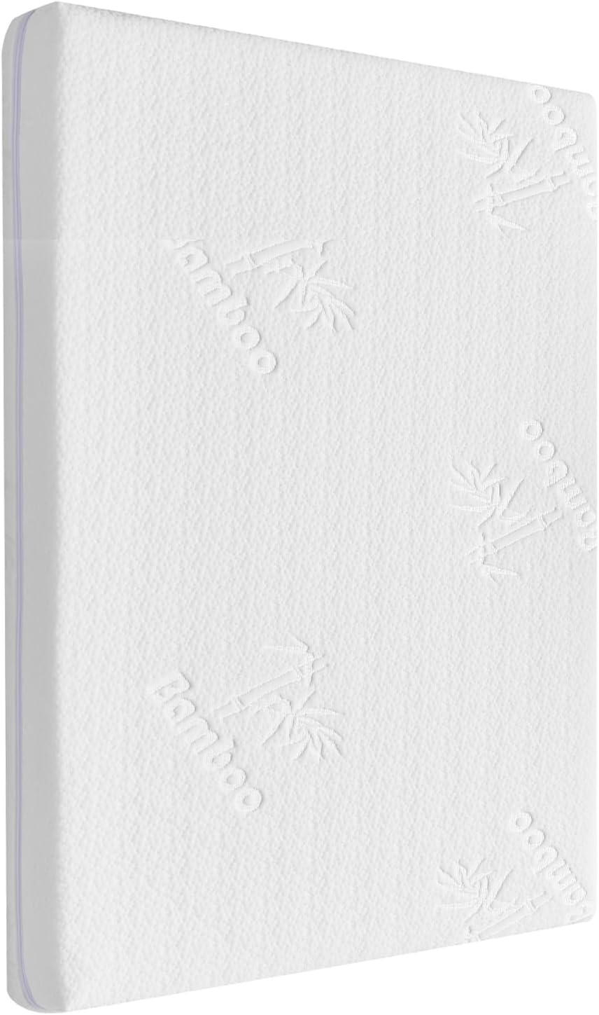 36.5x25 Playard Mattress for Trend: 2" Thick Dual Sided Gel Memory Foam Bassinet Mattress Fit for Dream On Me Nest/Zodiak/Zoom Portable, Pamo Babe Deluxe and Baby Trend Playard
