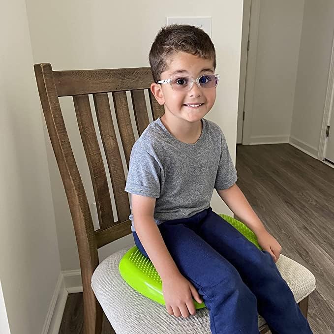 Special Needs Essentials FocusPad 3-in-1 | Blue Bouncy Chair | Sensory Foot Cushion | Therapy Tools for Kids and Adults with ADHD & Autism | Fidget Toys (Lime Green)