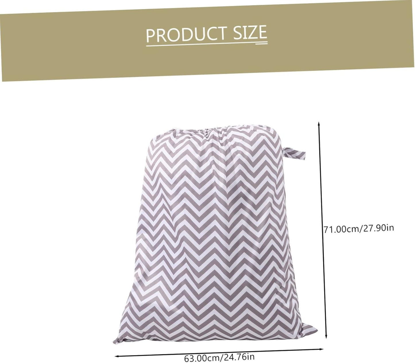 Milisten Reusable Diaper Pail Wet Bag for Cloth Diapers Elastic Edges Portable Storage Solution for Nursery or Travel