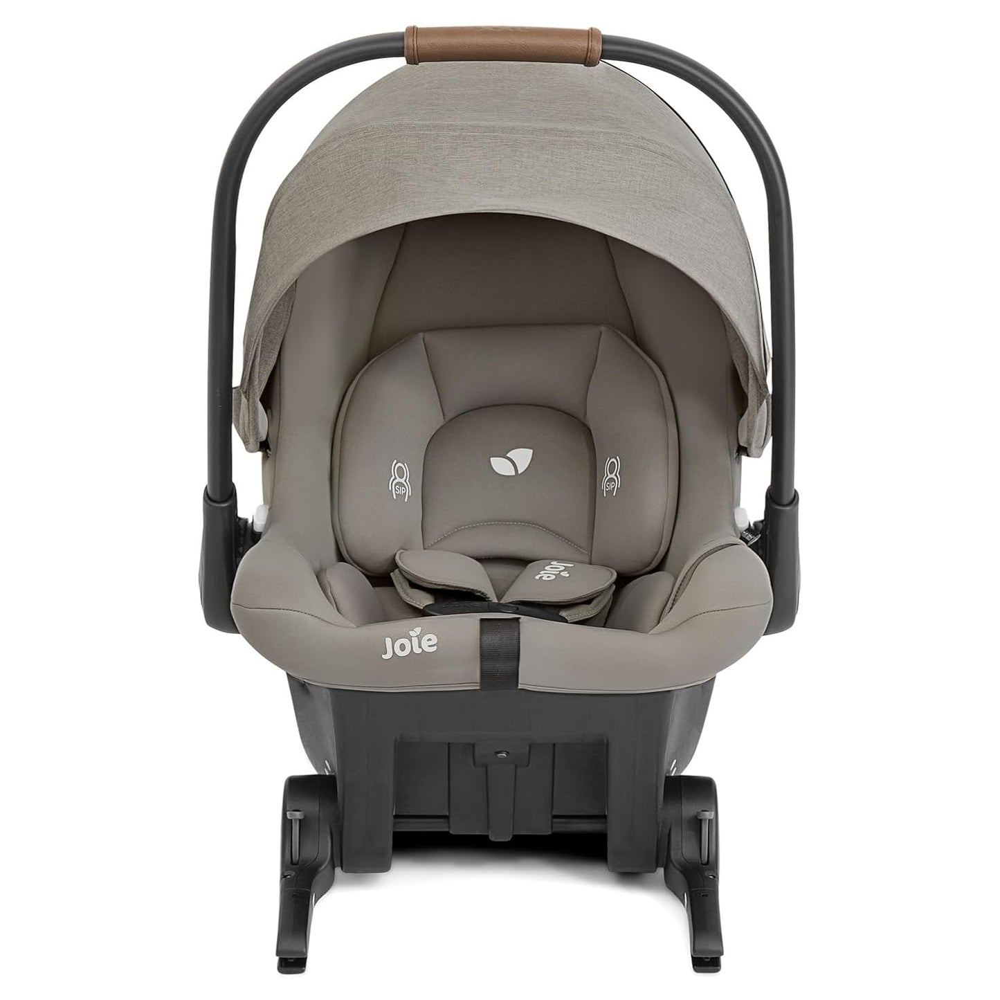 Joie Mint Latch Baseless Infant Car Seat – Lightweight, Built-in Rigid Latch Connectors and Side Impact Protection – No Base Installation Required (Dove)