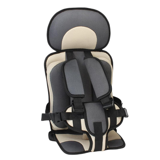 Portable Seat Booster for Kids, Foldable Travel Cushion with Non-Slip Design, Lightweight Baby Support Pad for Golf Cart, Airplane, and Home Chairs (Gray C)
