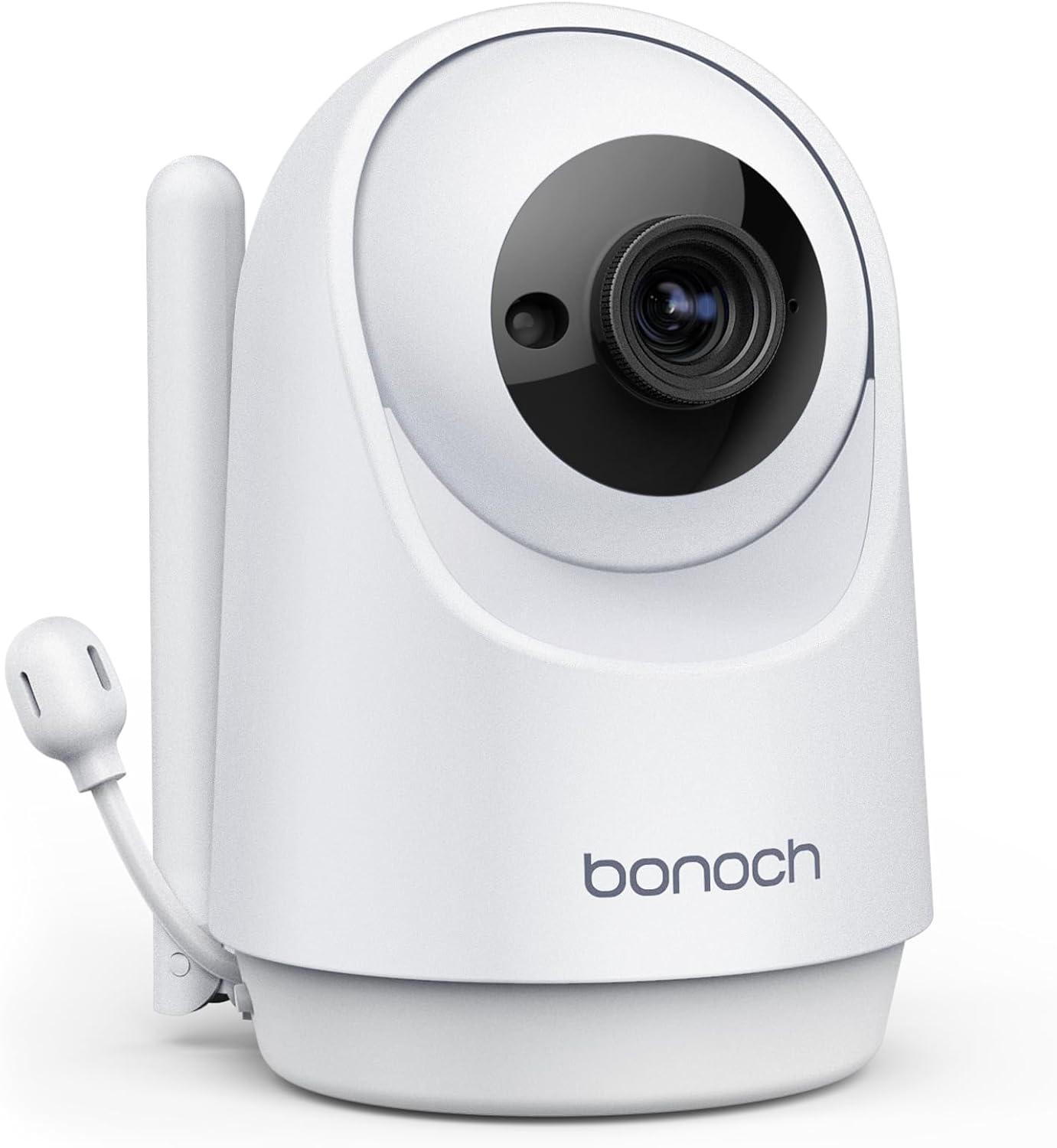 bonoch Add-on Baby Camera Unit for BBM03/ BBM05/07/09, 720p HD Video Baby Monitor Camera No WiFi, Security Split-Screen, Auto Night Vision, 4X Zoom, 2-Way Audio, Temperature Sensor, 8 Lullabies