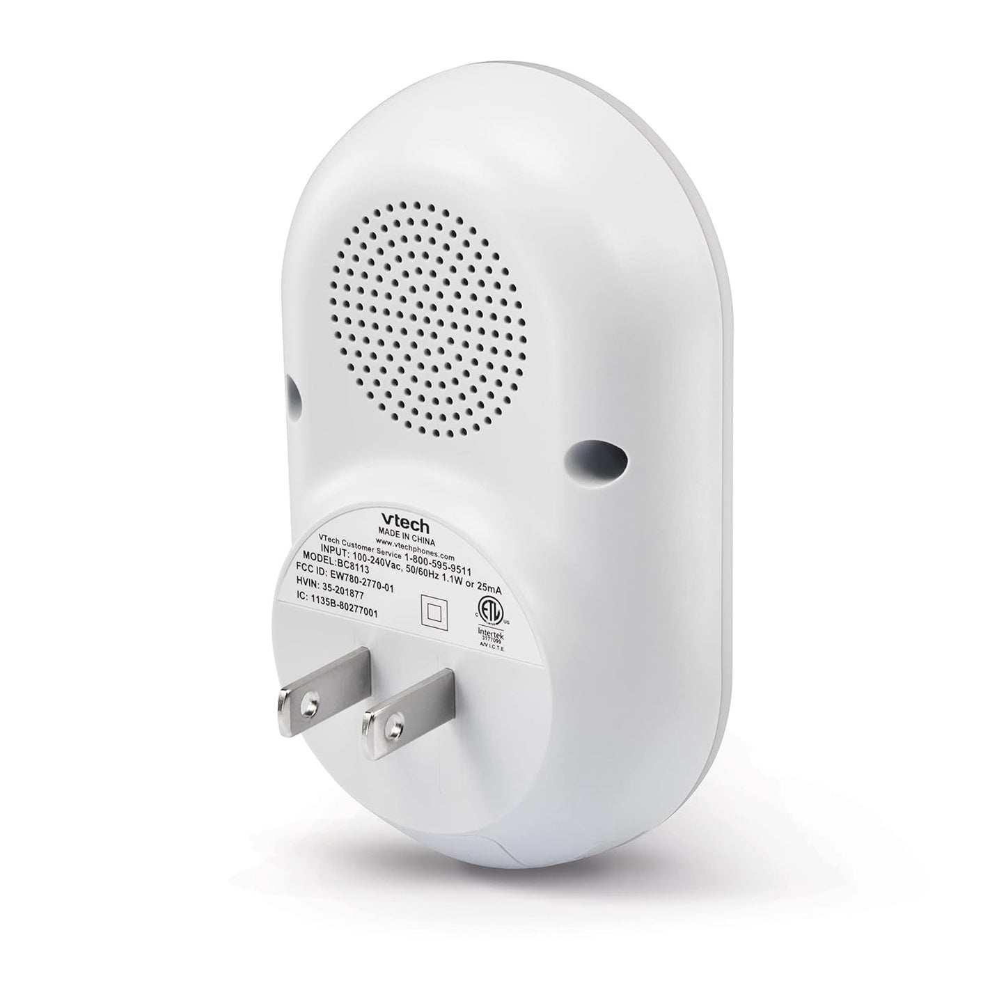 VTech BC8113 V-Hush Plug Sleep Training Soother with 40 Stories/Songs/Sounds & Record Your own Voice. Bluetooth Speaker, 250+ Multi-Color Night Light, No Batteries & No Cords Required