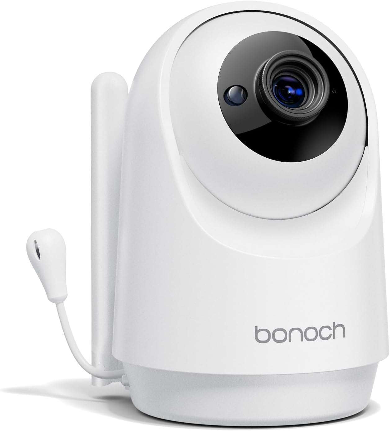 bonoch Add-on Baby Camera Unit for BBM14/BBM16 Only, 1440p HD Video Baby Monitor Camera No WiFi, Split-Screen, Night Vision, 4X Zoom, 2-Way Audio, White Noise, 3Lullabies, Incompatible with Phone