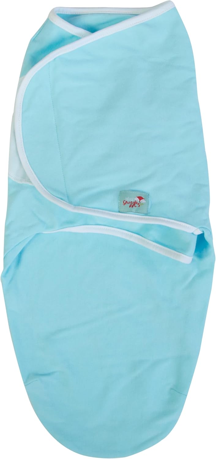 Newborn Bamboo Rayon Swaddle Wraps | Baby Receiving Blankets 3 pk: Wrap & 2 Muslin Square Blankets - Light Blue & Grey Chevron Stripes & Stars