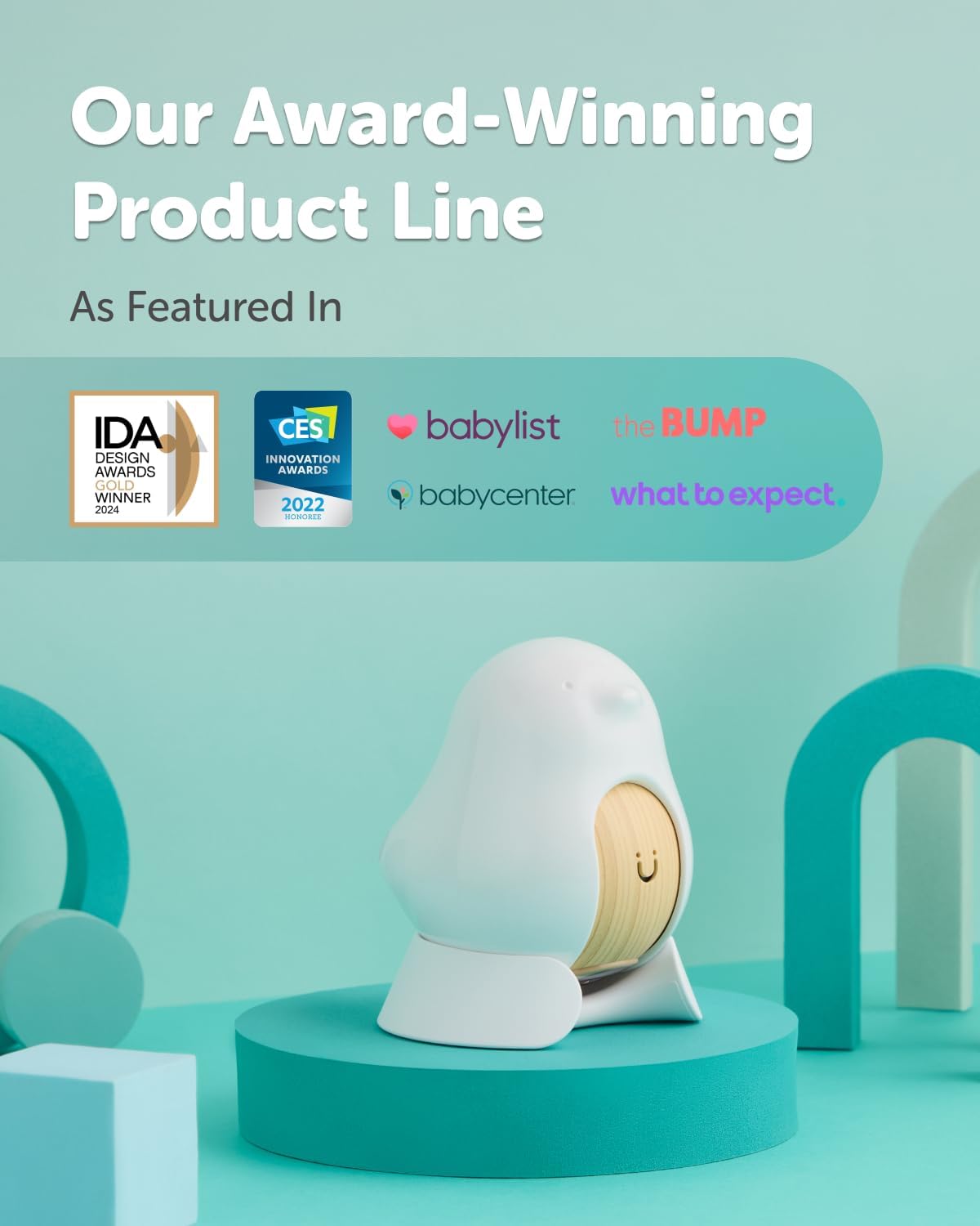 CuboAi 2025 New Model Sleep Safety Bundle, Safety Alerts & Breathing Motion Detection, 2.5K QHD Night Vision WiFi Baby Monitor Camera, 2-Way Audio, Temp & Humidity Sensor, Lullabies, App Control