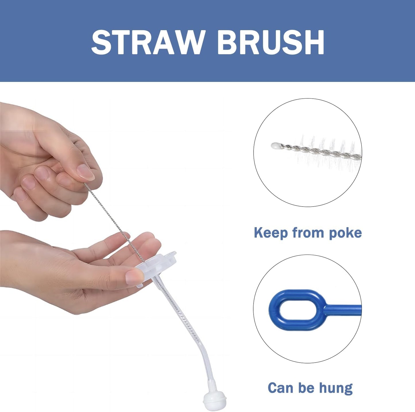 Travel Bottle Brush, 6-in-1 Portable Travel Bottle Cleaner Kit with Small Bottle Brush Built in Drying Rack, Nipple Brush, Straw Brush, Soap Dispenser, for Baby Bottles Under 8 OZ, BPA-Free(Purple)