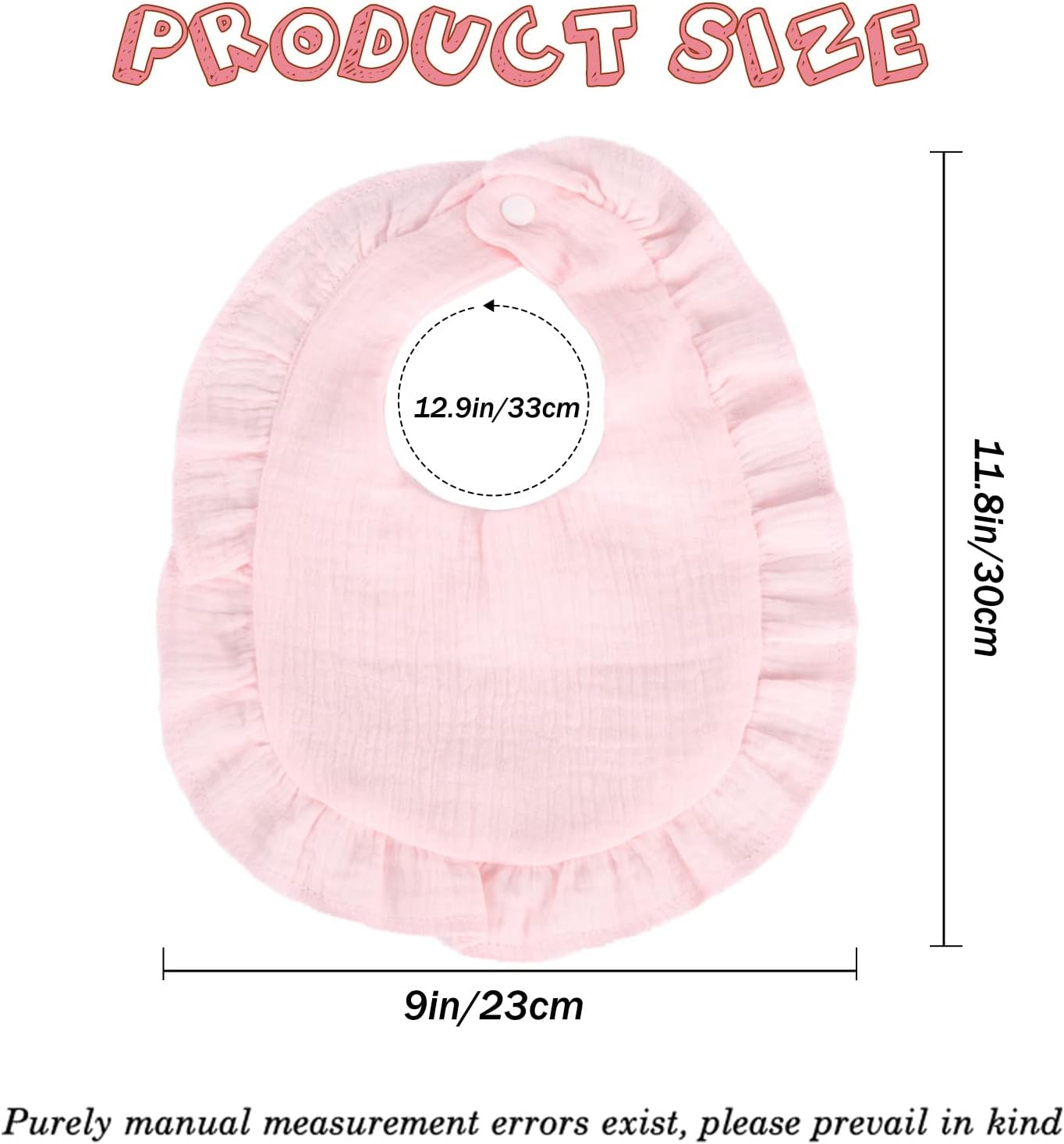 Baby Bibs Muslin Drool Teething Drooling Bibs for Baby Girl Boy Muslin Cotton