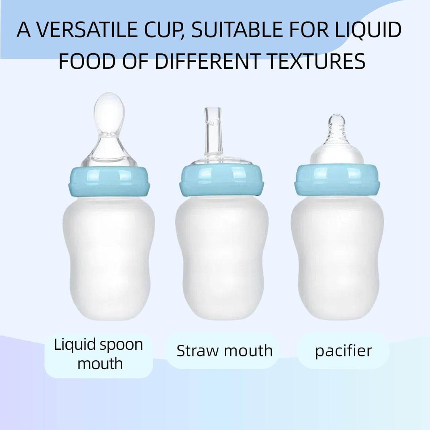 Adult Bottle,Drinking Aids Cup for Elderly,Safe Straws for Dysphagia,Anti-Choking Cup,Pregnancy Water Bottle,Parkinsons Aids for Living,Suitable for Disabled,Elderly,Postoperatively.(Blue)
