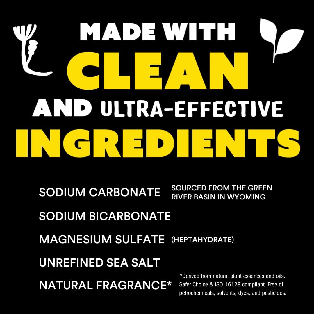 Molly's Suds Original Laundry Detergent Powder | Clean Laundry Detergent Powder for Sensitive Skin | Simple, Effective Ingredients, Stain Fighting | 240 Loads (Citrus Grove)