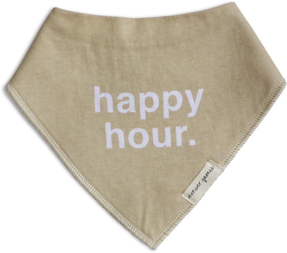 Denver James Bandana Feeding Drool Baby Bib I Soft Organic Cotton I Fleece Back