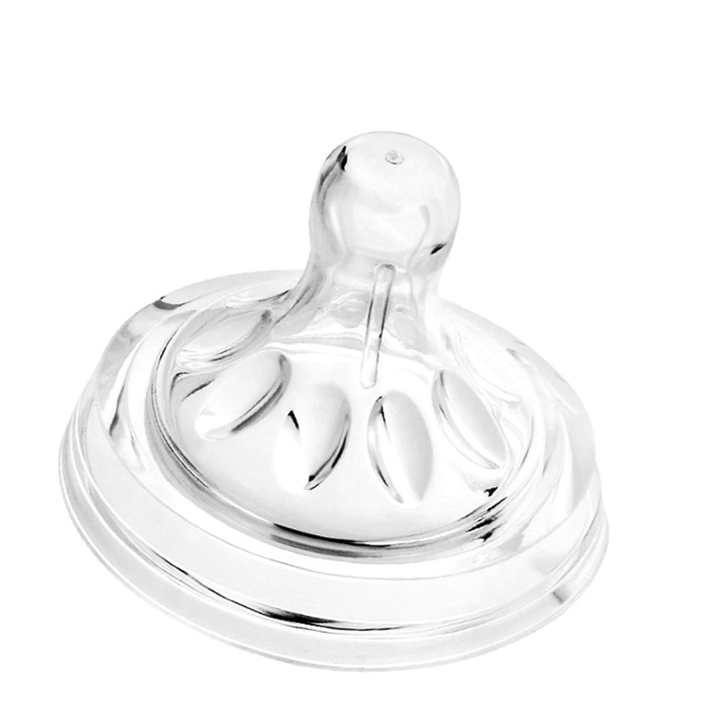 Bottle Nipples, Baby Bottles Nipples Silicone 4pcs Flexible Transparent for Travel for 6 to 12 Month Old