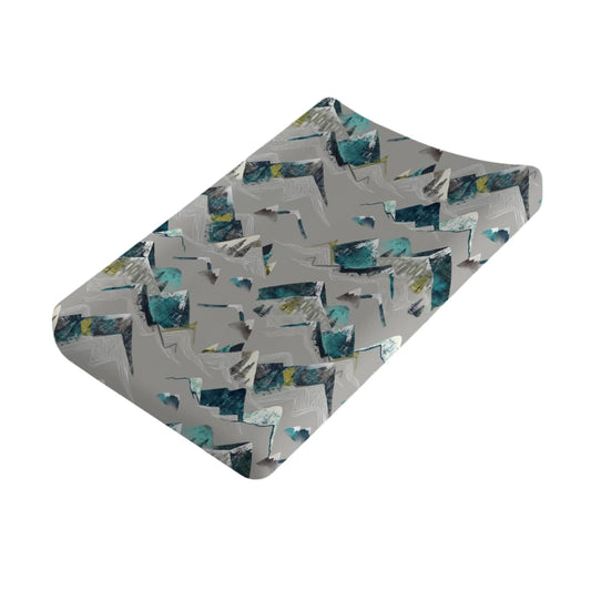 Boho Mountains Baby Changing Pad Covers for Boy Girl 32''x16'' Mountain Range Hiking Wild Fitted Diaper Change Table Mats Mountain Adventure Camping Soft Breathable Nursery Cradle & Bassinet Sheets