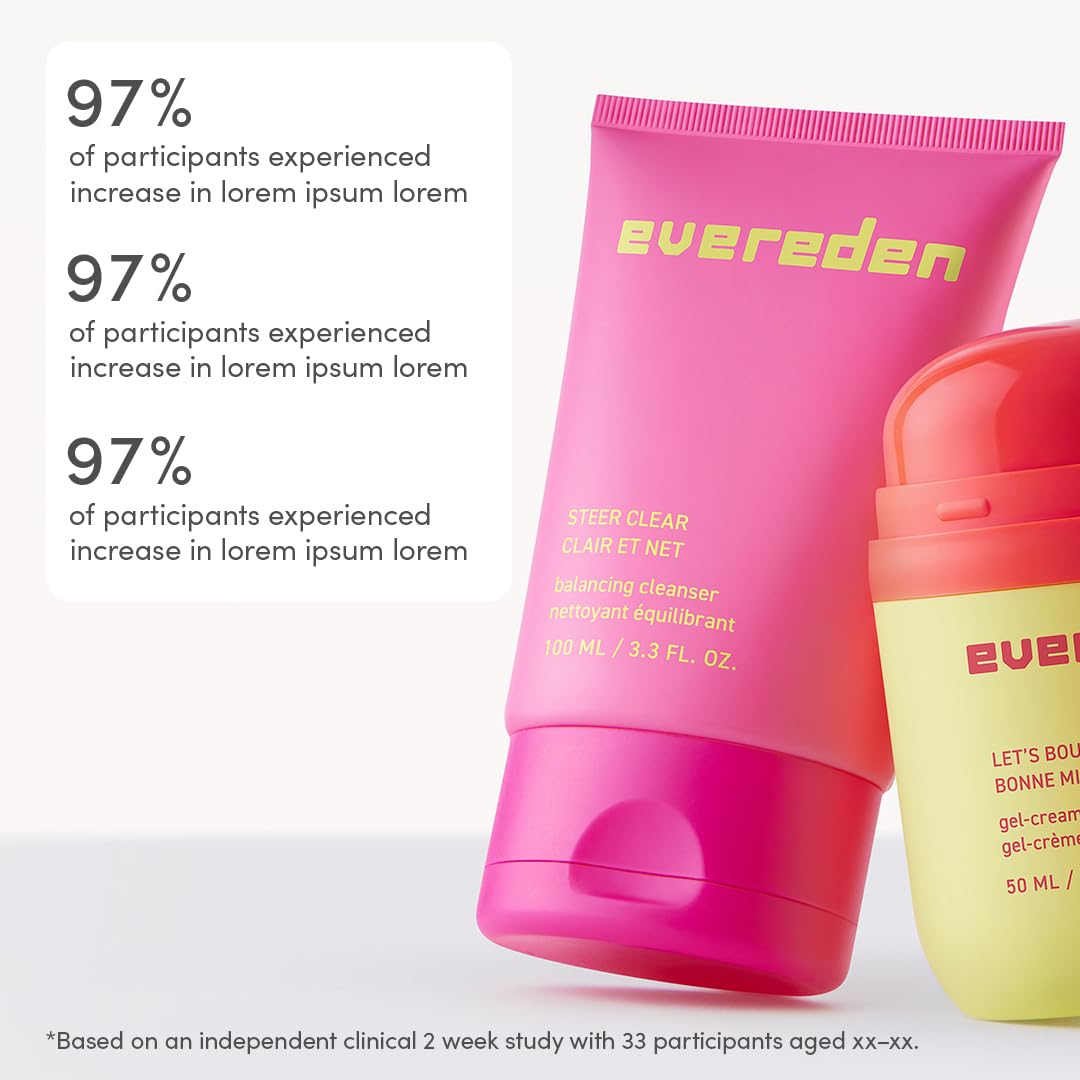 Evereden Steer Clear Balancing Jelly Cleanser: Clean & Vegan Teen Skin Care for Oily & Pimple-Prone Skin - Pre Teen Face Wash - Gently Cleanses Pores Without Drying
