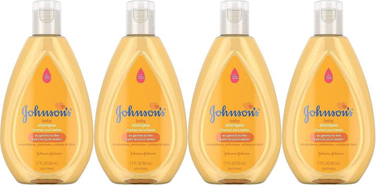 Johnson's Baby Shampoo, Travel Size, 1.7 Ounce (Pack of 4)