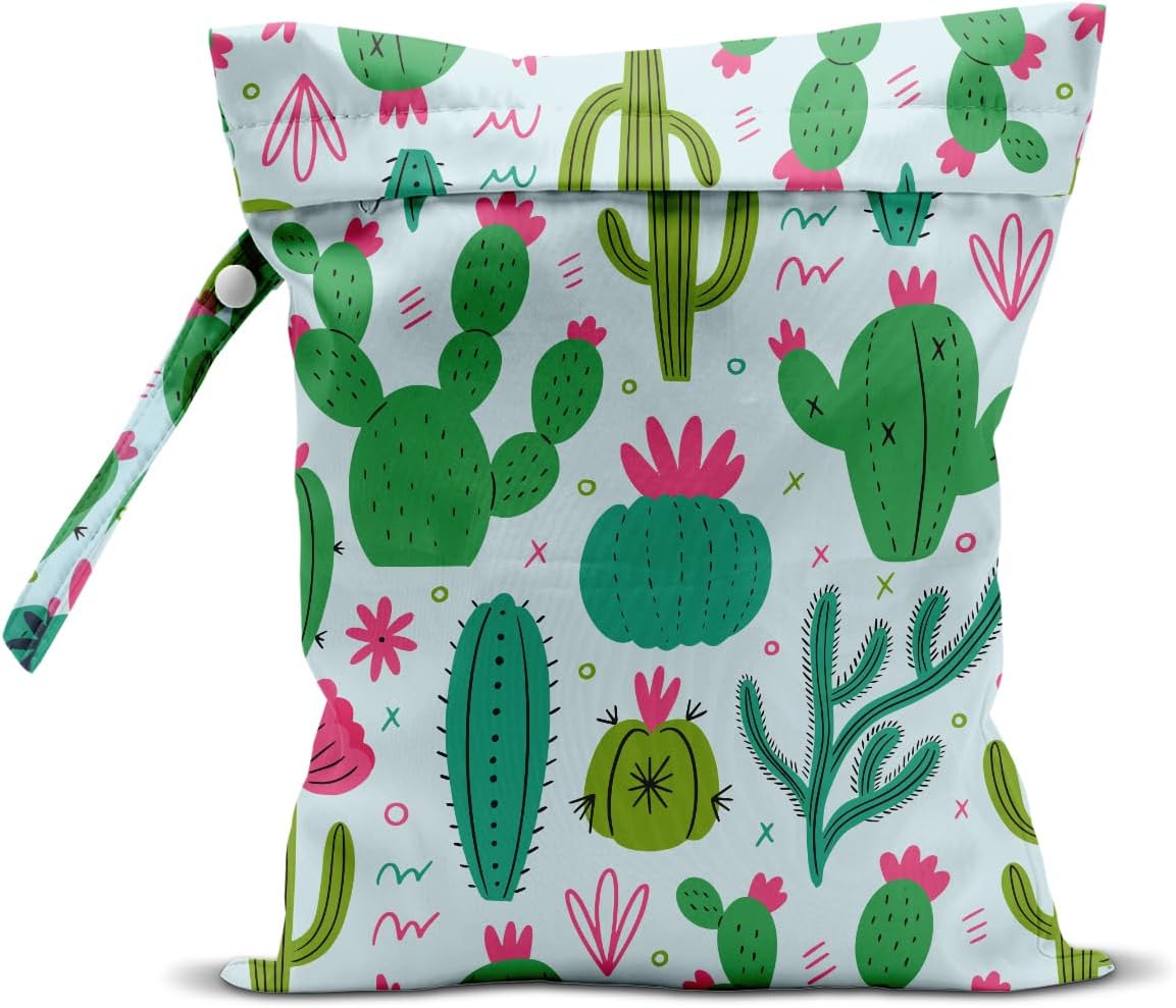 Wet Bag for Baby Swimsuit Dirty Clothes Diaper Yoga Gym, Wet Dry Bag, Beach Vacation Essential for Travel Poor Bathing Diapers