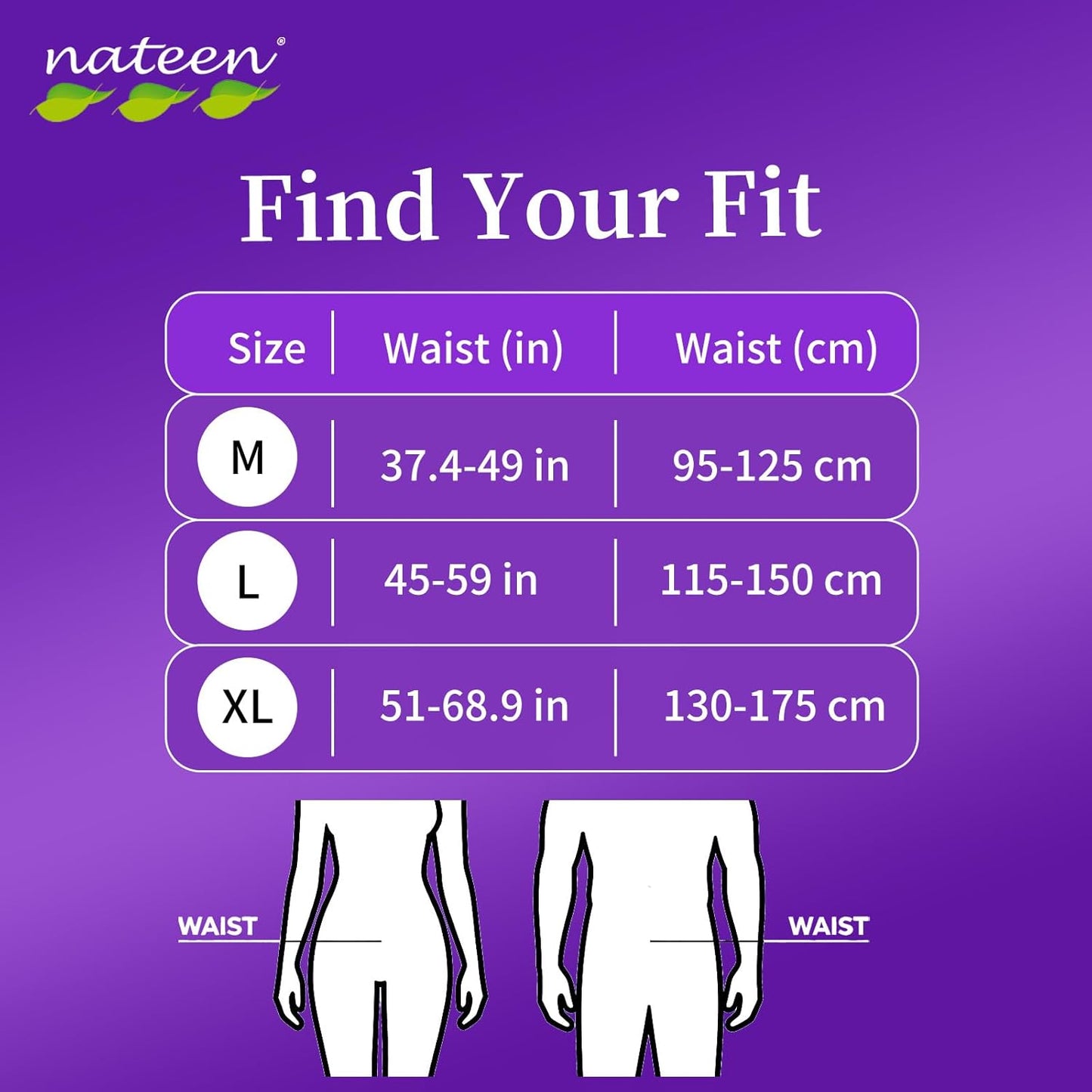 Nateen Combi Ultra Adult Diapers with Tabs for Women and Men, Ultimate Absorbency Protective Incontinence Briefs, Heavy Duty, Leakproof and Skin-Friendly Incontinence Underwear.Large, 40Count