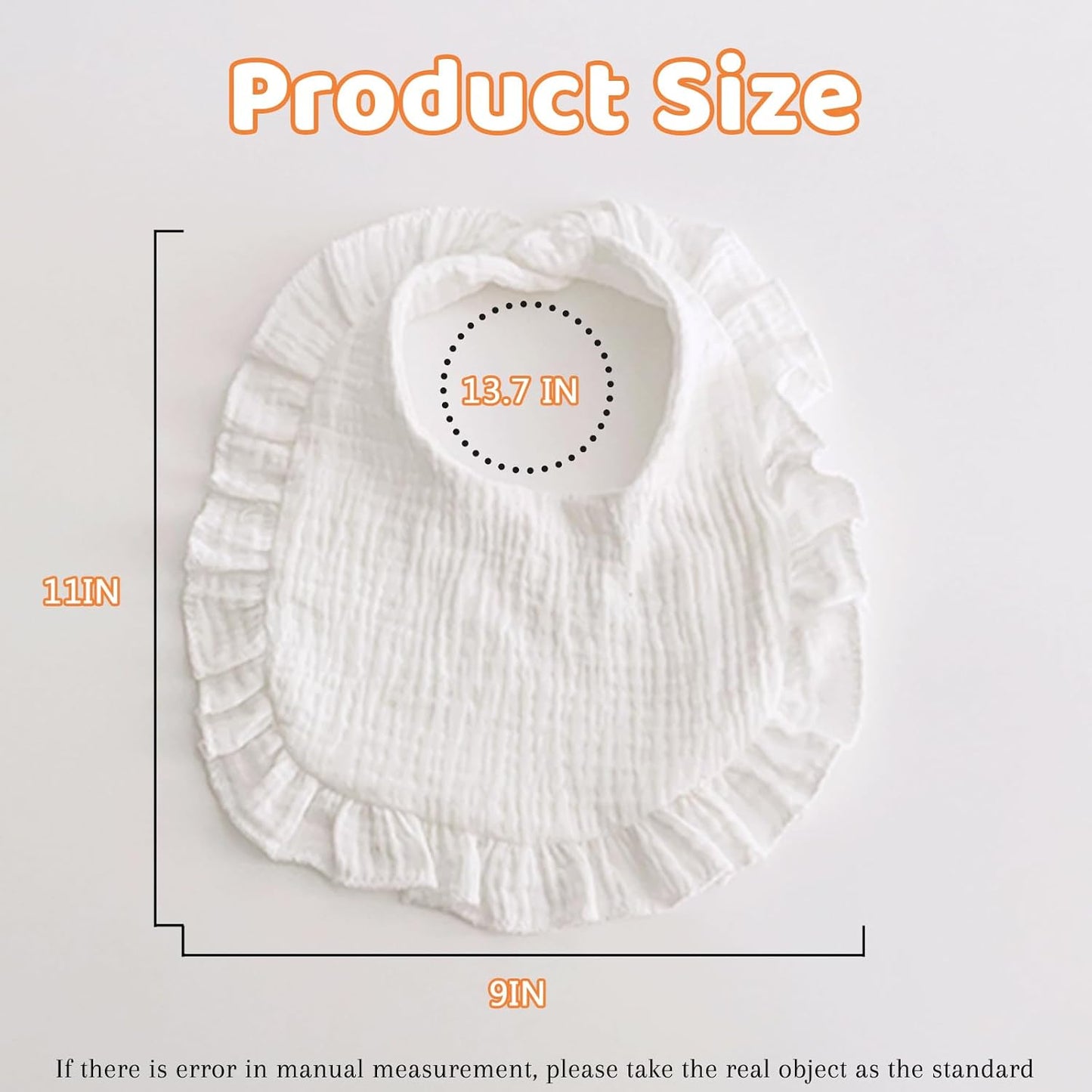 Baby Bibs Muslin Drool Teething Drooling Bibs for Baby Girl Boy Muslin Cotton