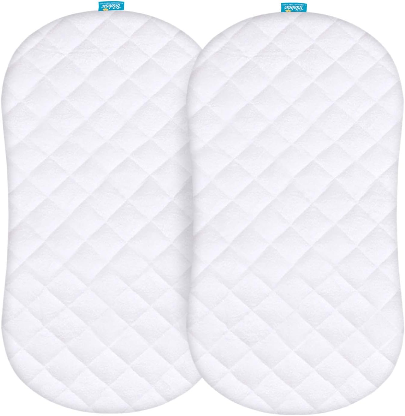 Waterproof Bassinet Mattress Pad Cover Compatible with Halo BassiNest Flex, Baby Bassinet, 2 Pack, Ultra Soft Surface, Breathable and Easy Care