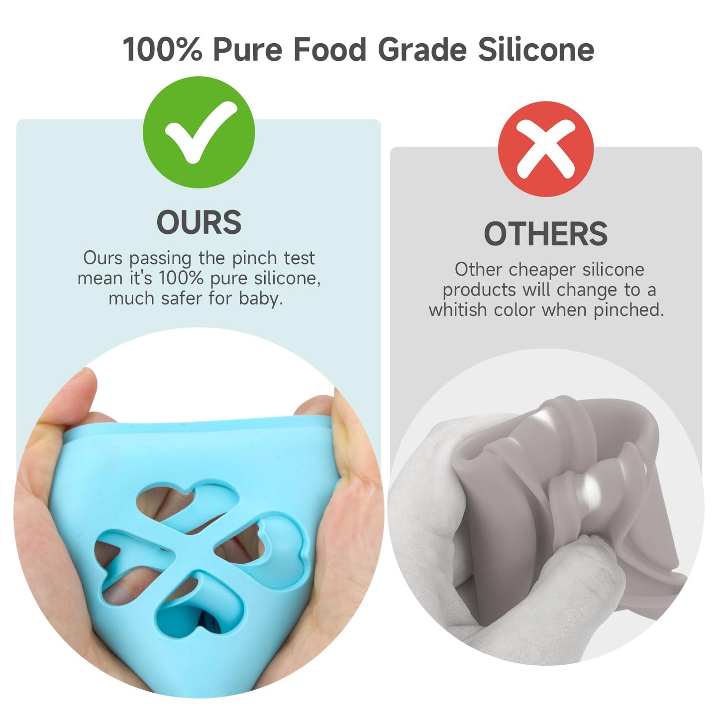 MORLIKE 4 Pack Silicone Sleeves Only Fit 5 oz/150 mL Dr. Brown's Wide Neck Glass Baby Bottle, 100% Silicone Covers Protect Baby Glass Bottle, Easy to Grip Bottle Holders for ‎WB53700-WEB ‎WB51700-P4