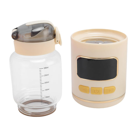 Portable Bottle Warmer Adjustable Temperature Rechargeable Cordless Baby Milk Warmer for Travel Outdoor