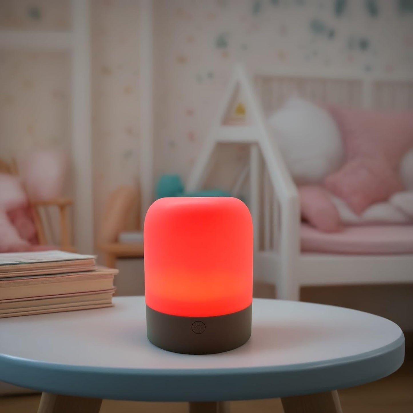 Night Light for Baby Nursery, 8 Colours Bedside Touch Sensor Night Lamps for Kids Breastfeeding and Sleep Aid, USB Rechargeable Nursery Lights8, Warm Light (Touch)