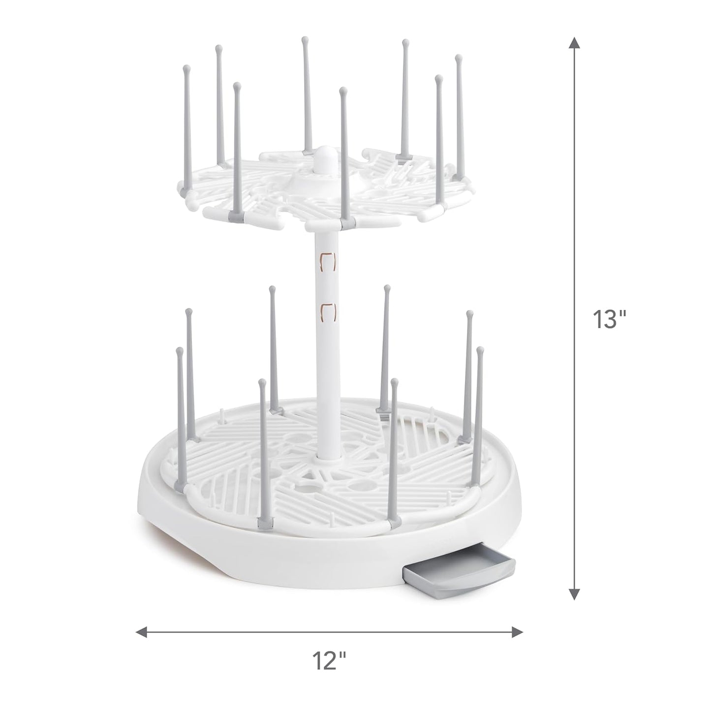 Munchkin® High Capacity Drying Rack for Baby Bottles and Accessories, White
