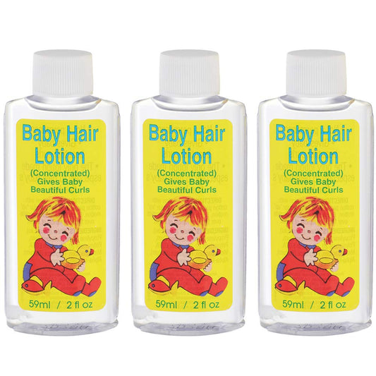 Clubman Gentle Baby Hair Lotion (Concentrated) for Baby's Fine Hair, 2 oz x 3 packs