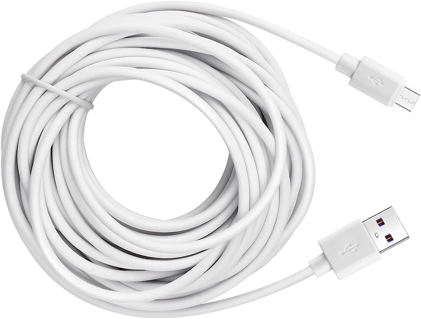 Smays Replacement 5V Micro USB Charging Cable for Infant Optics DXR-8, Motorola, Owlet Baby Monitors - 13-Foot (4 Meters) Power Cord