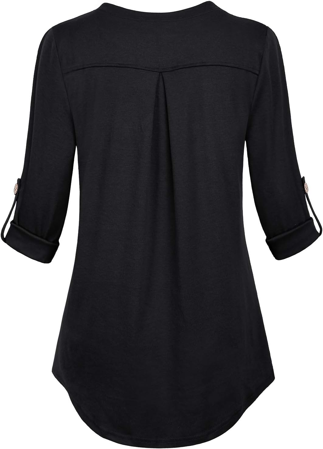 Joymom Maternity Rolled Long Sleeve Nursing Tops Tunic Blouses Breastfeeding