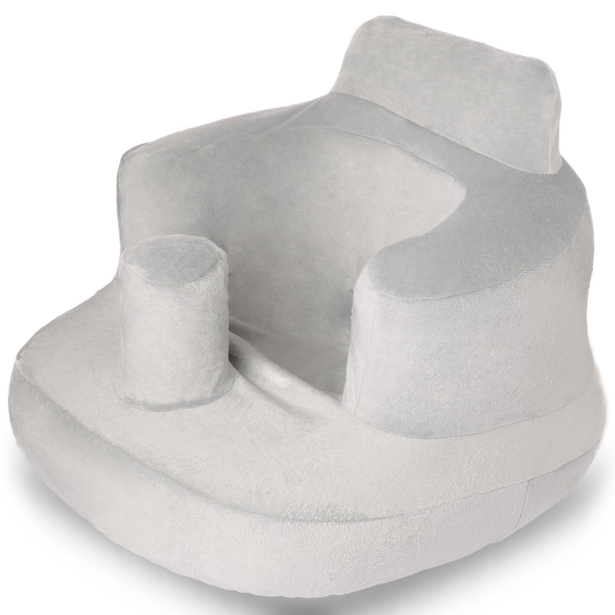 Seat Cover Compatible with Inflatable Baby Seat, Comfortable Seat Cover Fits OBBOLO Inflatable Baby Chair and Similar Sizes (20.8" D x 19.7" W x 14.7" H), Gray Cover Only