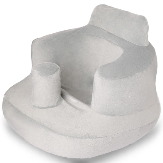 Seat Cover Compatible with Inflatable Baby Seat, Comfortable Seat Cover Fits OBBOLO Inflatable Baby Chair and Similar Sizes (20.8" D x 19.7" W x 14.7" H), Gray Cover Only