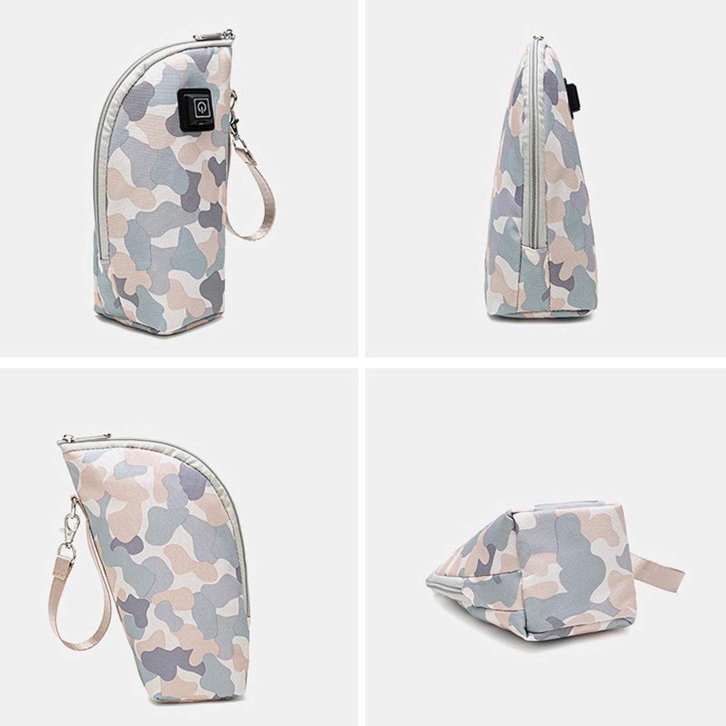 Portable Travel Baby Bottle Warmer, USB Milk Warmer Bag with 3 Temperature Settings, Constant Temperature Heat Keeper, Fits Most Bottles, for Home, Car, Hiking, Shopping