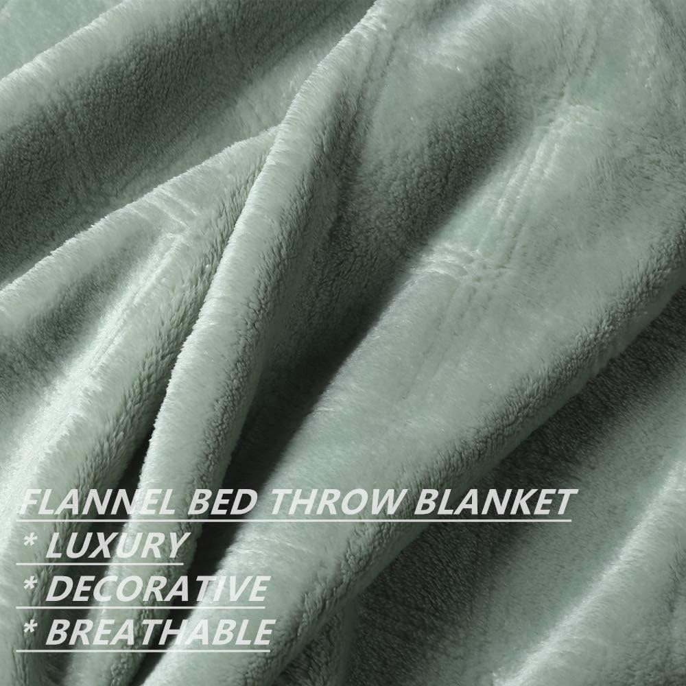CREVENT Fuzzy Baby Throw Blanket Neutral, Super Soft Plush Blanket for Baby Boys and Girls/Newborns/Infant/Toddler (30"X40" Laurel Green)