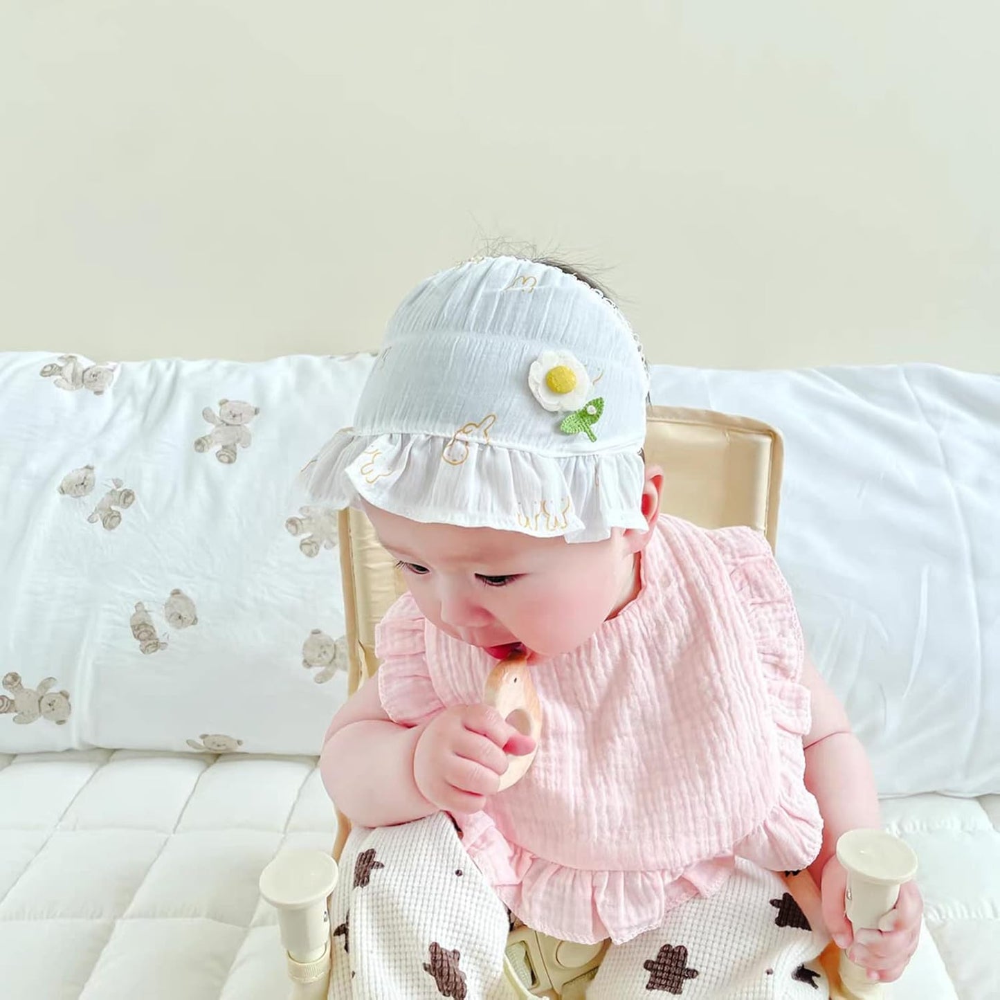 Baby Bibs Muslin Drool Teething Drooling Bibs for Baby Girl Boy Muslin Cotton