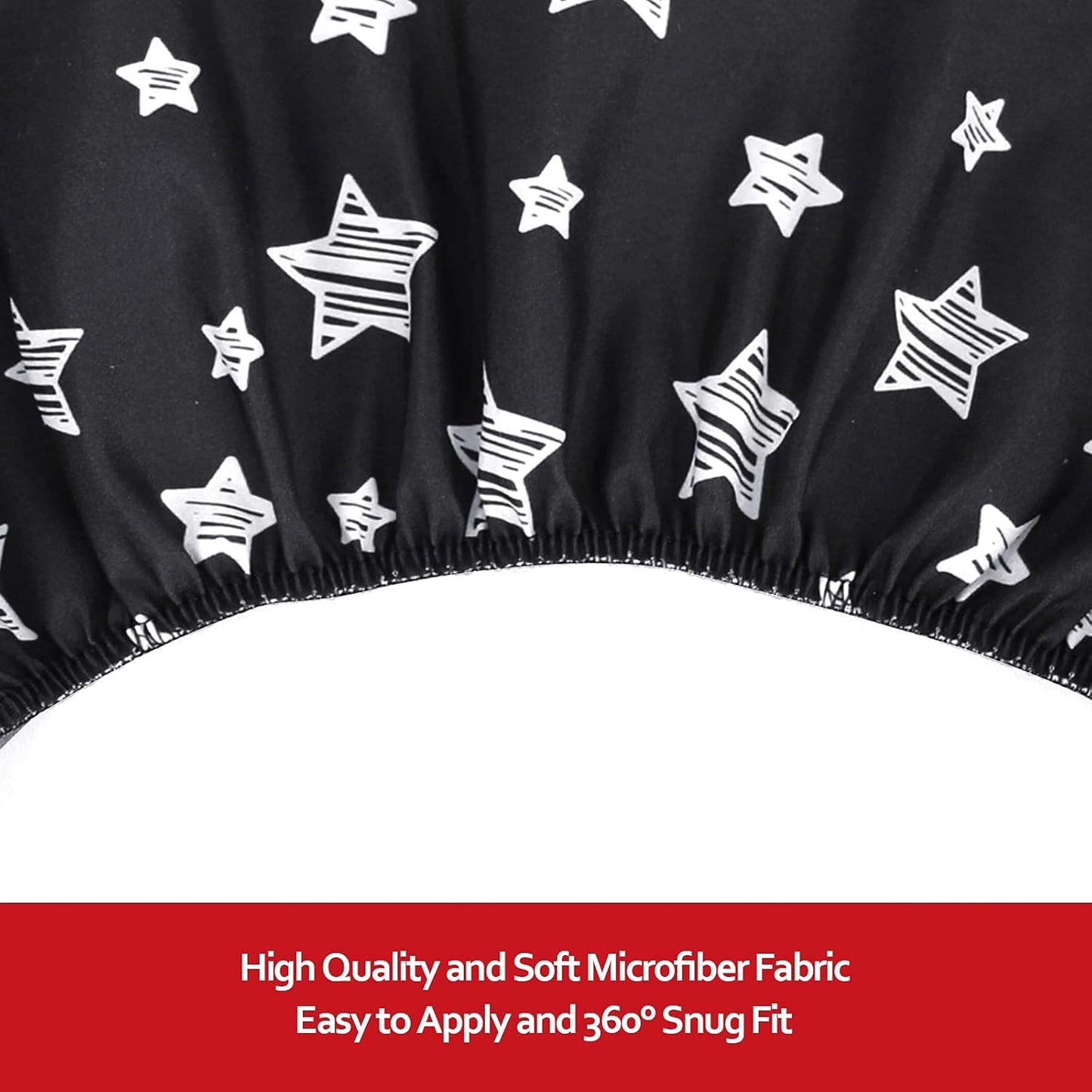 Pack and Play Sheets, 2 Pack Mini Crib Sheets, Stretchy Playard Fitted Sheet, Compatible with Graco Pack n Play, Soft and Breathable Material, Grey & Black