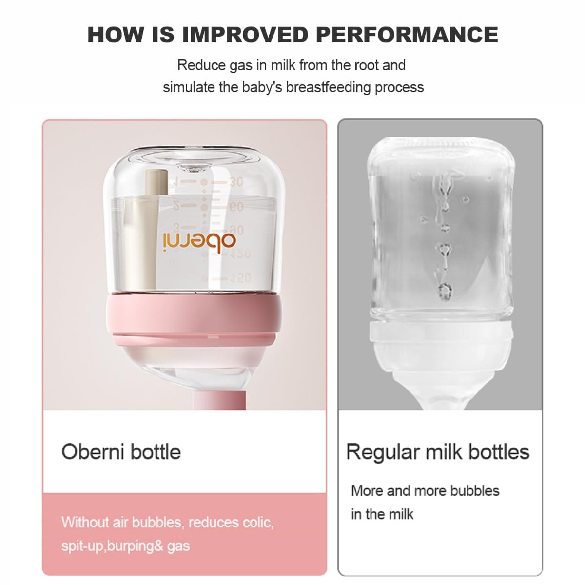 Baby Bottle Nipple, Off- Centered Nipples,100% Silicone,Replacement Baby Bottle Nipple for Babies, Newborn,Preemie 0-3 0-6 6-12 12+ Months 2 Pack (S(0-3 Month))