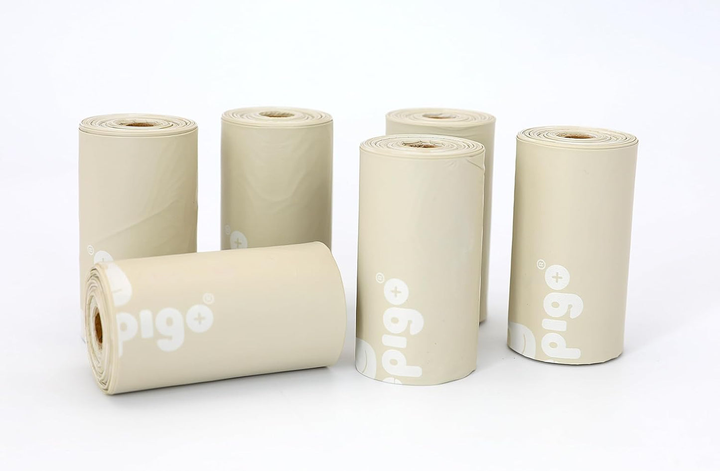 Compostable Disposable Diaper Bags Refills | 6 Rolls, 72 Leak-Proof, XL Biodegradable Baby Poop Bags | Eco-Friendly Diaper Trash Bags for Home, Travel, Pet Waste | Odor-Free,