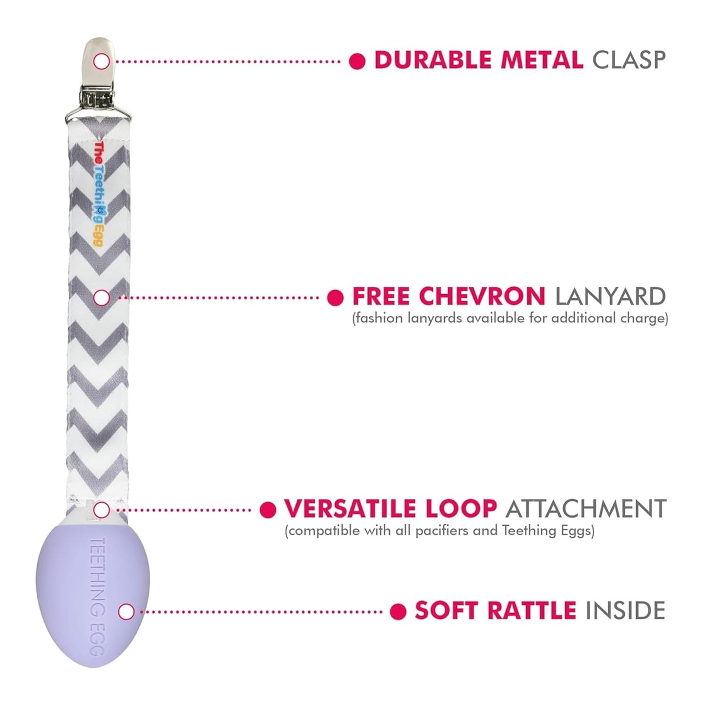 The Teething Egg and Grippie Stick - Baby Development Teething Toys 3, 4, 6, 12 Up to 18 Months Old Boy or Girl, Sensory Toys, A Baby Registry Must Have Teether, Lavender