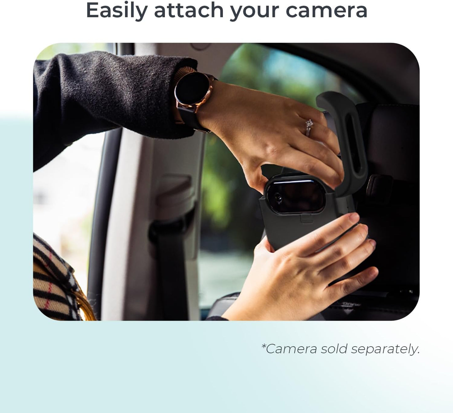 Tiny Traveler Portable Battery Cradle for Wireless Baby Car Camera, 5000mAh 8 Hours Rechargeable Battery Pack – Wireless & Charger, Compatible with Baby Monitors, Mobile Devices