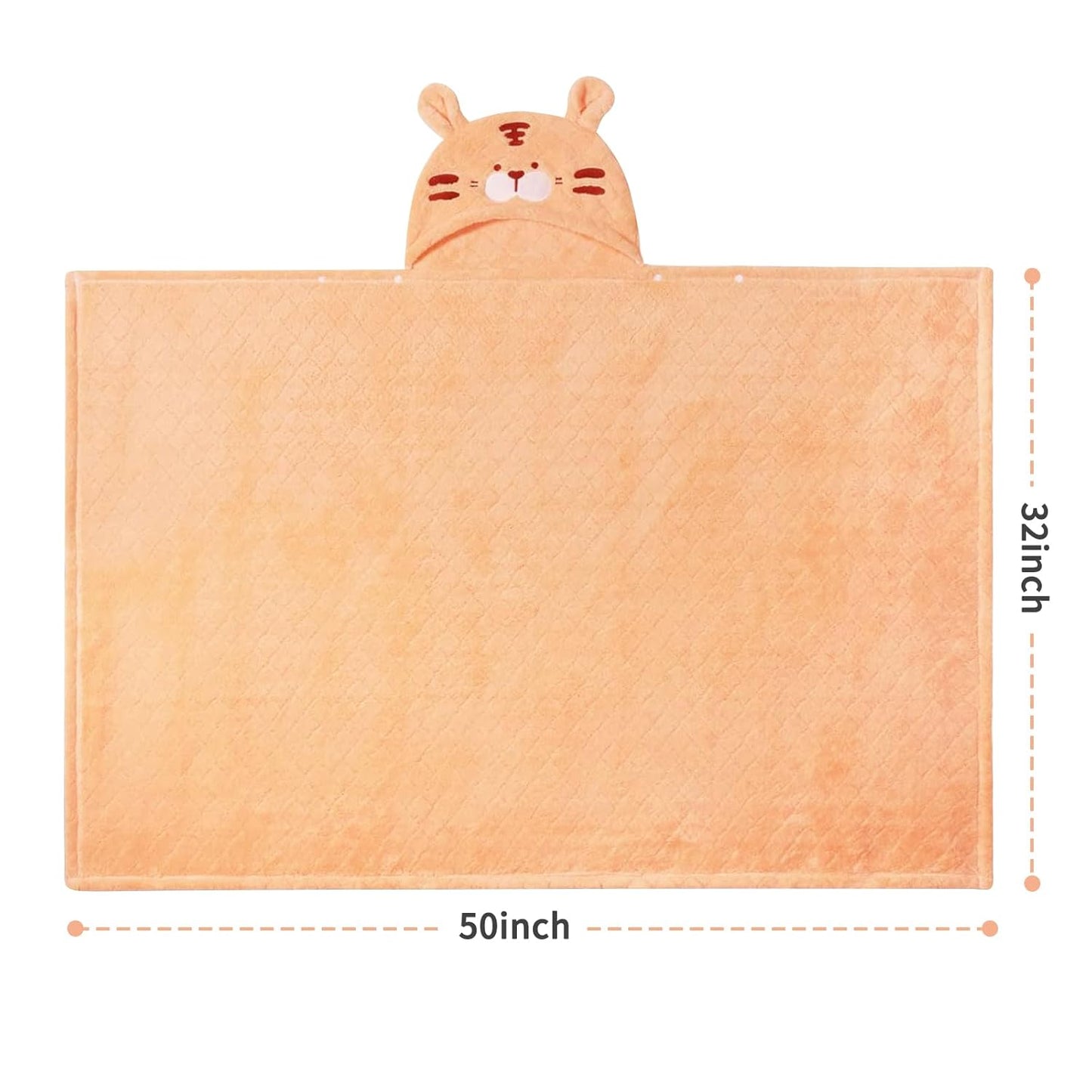 Toddler Bath Towel Hooded Kids Towels Baby Bath Towels for Boy Girl 0-5 Year, 2-Pack Thick Absorbent Toddler Towels with Hood Kids Bath Towel, Large 50''x32'' Baby Hooded Towel for Kids