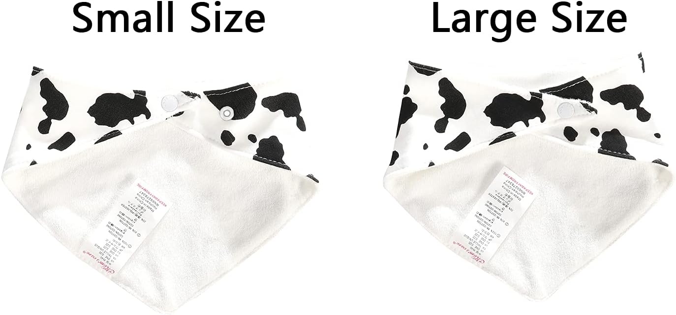 JN&LULU 3 Pack Newborn Baby Bibs Bandana Drool Bibs for Drooling Cotton Baby Gifts