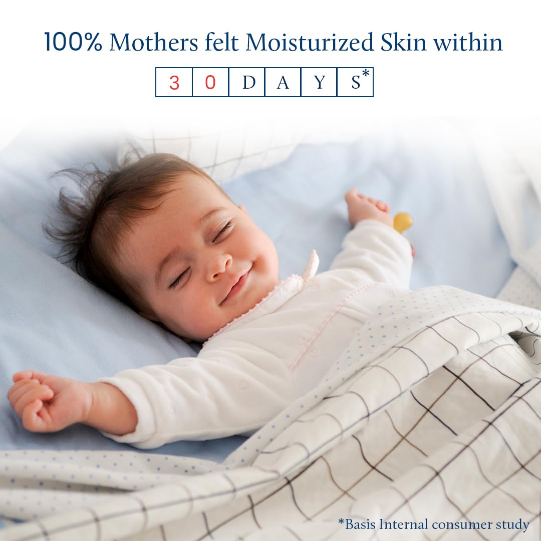 Blue Nectar Ayurveda Gentle Baby Oil for Newborn Skin Care -Moisturizing Baby Massage Oil for Dry Skin &Scalp Moisturizer| Soothing with 100% Natural Coconut Oil & Organic Ghee (13 Herbs, 3.38 Fl Oz)