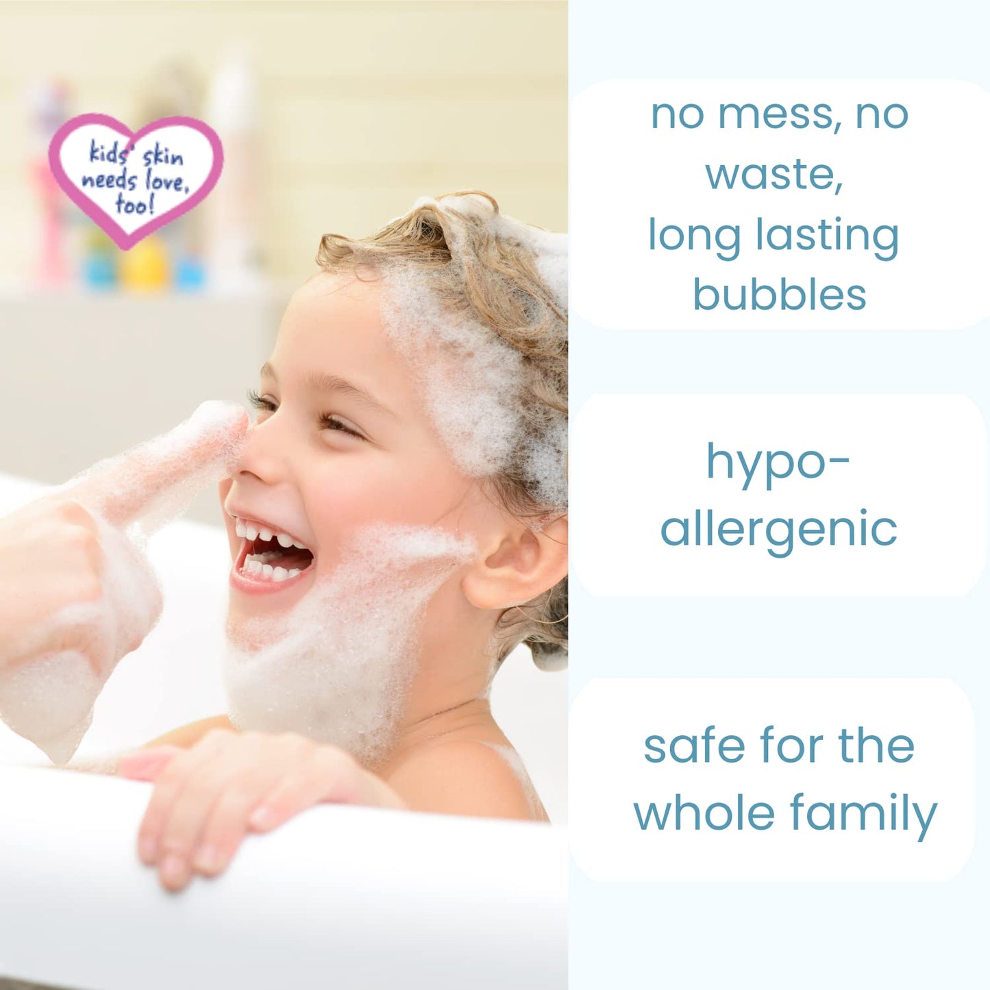 TruKid Bubble Podz Bubble Bath for Kids, Toddlers, & Babies, Tear Free Gentle & Refreshing Bath Bomb for Sensitive Skin with Natural Moisturizers, Non-Toxic, pH Balanced, Yumberry Scent (10 Podz)