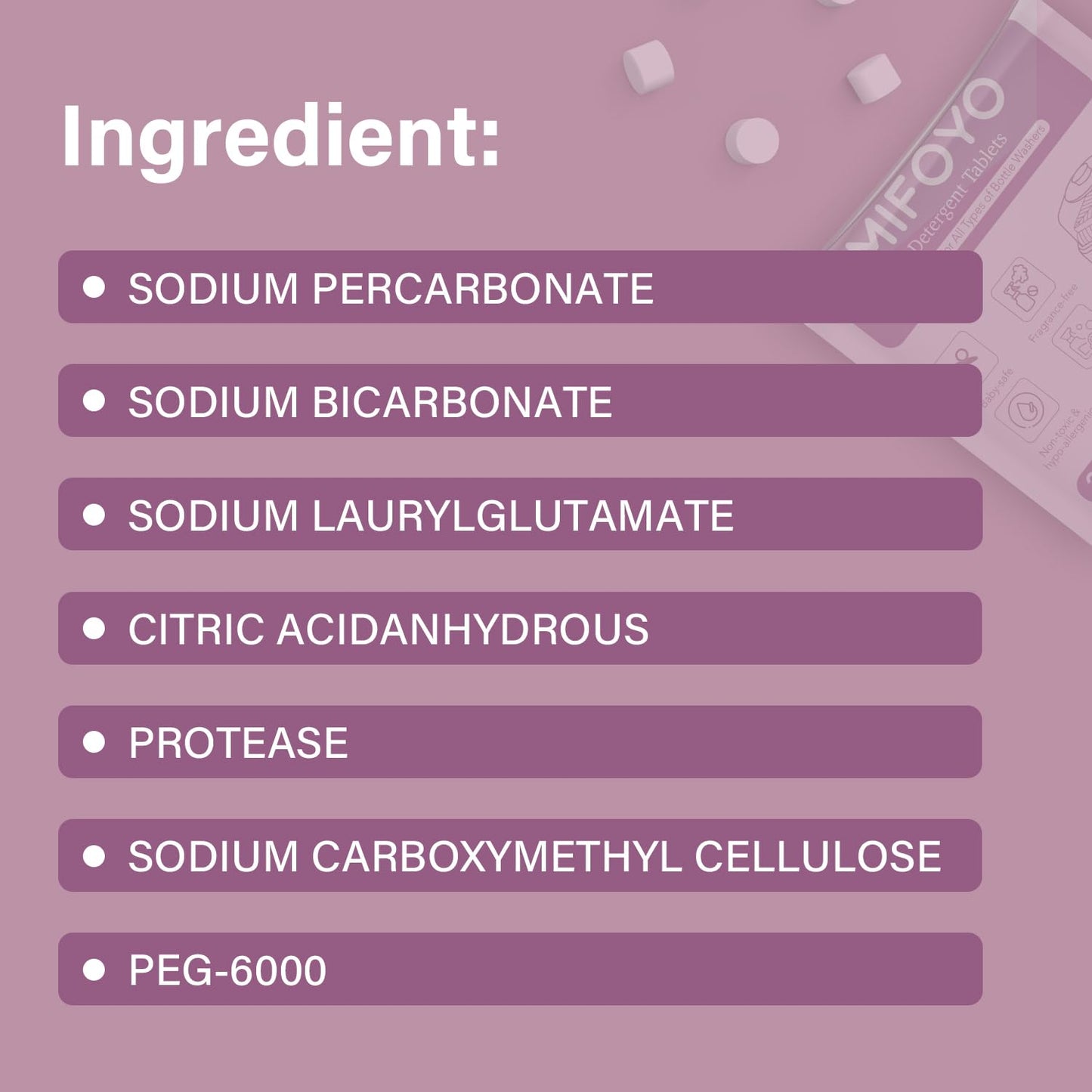 150PCS Baby Bottle Washer Detergent Tablets, Detergent Soap Tablets Compatible with All Types of Bottle Washers, Bottle Cleaning Tablets, Baby Bottle Washer Tablets, 30 Count per Bag