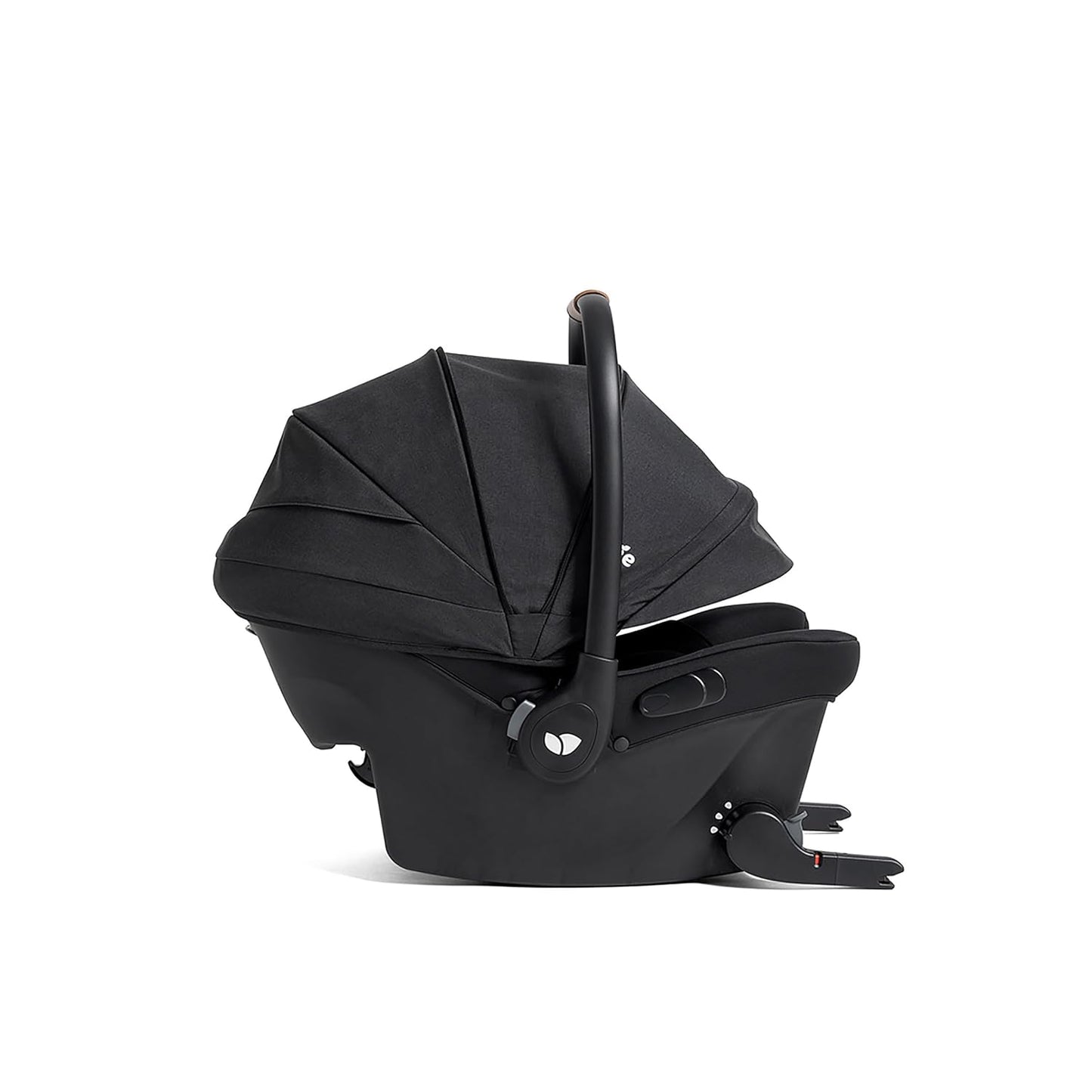 Joie Mint Latch Base-Free Infant Car Seat – Lightweight, Built-in Rigid Latch Connectors and Side-Impact Protection – No Base Installation Required, Travel-Friendly Design (Shale Dark)